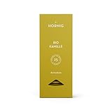 J. Hornig Bio Kamillentee, Kamillentee im Premium Pyramidenteebeutel, milder Geschmack, bio-zertifiziert, 25 biolgisch abbaubare Teebeutel
