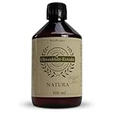 Olivenblatt Extrakt NATURA, flüssig, 100% natürlich/naturrein, keine Zusatzstoffe!, höchstdosiert, vegan, glutenfrei, laktosefrei, GMO-frei (500 ml (1er Pack))