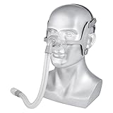 Nasenmaske für Schlafapnoe Anti Schnarchen Behandlungslösung mit frei einstellbarer Kopfbedeckung (Medium)