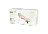 Medi-Inn+ 'Handschuhe, Vinyl puderfrei Comfort Größe M 93022 Einweghandschuhe Hygiene Vinylhandschuhe, 100 Stück