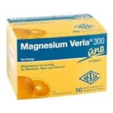 Magnesium Verla® 300 Typ Orange Spar-Set 2x50Beutel. Hochdosiertes Trinkgranulat, ideal zur Deckung eines erhöhten Magnesiumbedarfs. Glutenfrei und ohne Lactose