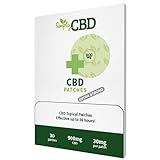 Simply CBD Topical Patches — 30 Pflaster — 30 mg pro Pflaster, weiß