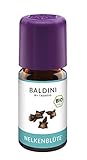 Baldini – Nelkenöl ätherisch BIO, 100% naturreines Nelkenblütenöl Bio, zum Einnehmen, 5ml