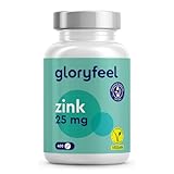 Zink 25mg - 400 vegane Tabletten (13 Monate) - Premium Zink-Gluconat hoch bioverfügbar - Elementares Zink hochdosiert - Laborgeprüft und ohne Zusätze in Deutschland hergestellt