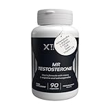 Testosteronpräparat für Männer - Ashwagandha, Maca-Wurzel, Zink, Vitamin D, Selen, L-Citrullin, L-Arginin - Mr. Testosteron - 90 Kapseln, 30-Tage-Vorrat von XTRAZE