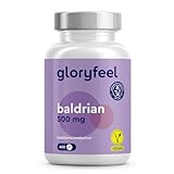 Baldrian hochdosiert - 400 vegane Tabletten - 500mg Baldrianwurzelpulver - Für über 1 Jahr ruhigen Schlaf und innere Gelassenheit - Ohne unerwünschte Zusätze