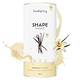 foodspring Shape Shake Vanille – Vollwertiger Mahlzeitenersatz-Shake zur Gewichtskontrolle mit Premium Protein, 202 kcal pro Portion, Glutenfrei - 900g