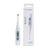 Citizen CTA303 Antibakterielles, wasserfestes, digitales medizinisches Thermometer mit Fieberalarm, oral, Achselhöhle, rektal, genaue Messungen für Erwachsene, Kinder, Kleinkinder und Babys