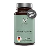Mönchspfeffer - 10 mg Mönchspfeffer pro Dosis - 240 vegane Kapseln für 8 Monate - 4:1 Extrakt aus Original Vitex Agnus Castus - laborgeprüft - Made in Germany - Balanced Vitality