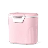 Sunshine smile milchpulver aufbewahrung,Milchpulver-Spender,Tragbarer Baby Milchpulver Behälter,milchpulver container mit Gleichmacher 600ML/280ML (Pink （large）)