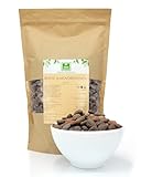 Kakaobohnen roh 500g von der Grünen Essenz - ohne Zusätze - ungeröstet - Kakao Beans - vegan - naturbelassen - für Schokolade ohne Zucker (500 Gramm)