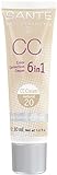 SANTE Naturkosmetik 6in1 CC Cream natural, Beugt Pigmentflecken vor, Feuchtigkeitsspendend, Vegan, Bio-Extrakte, 30ml