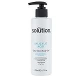 The Solution Salicylsäure, klares Haut-Körpergel, zielt auf Hautausbrüche, 200 ml