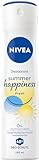 NIVEA Summer Happiness Deo Spray, Deo ohne Aluminium (ACH) mit 48h antibakteriellem Schutz und sanfter Pflege, Deodorant mit sommerlich-frischem Duft (150 ml)