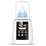 Flaschenwärmer Baby, PASUIDU 9 in 1 Multifunktionaler Flaschenwärmer, Sterilisator für Babyflaschen Schnelle Erwärmung, Sterilisieren, mit 48H Thermostat, Nachtlicht, für Muttermilch oder Milchnahrung