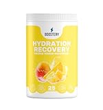 Boostery Hydration Recovery Mix I 5g BCAA + 5g L-Glutamin I Ananas-Mango I 500g I Getränkepulver I Vegan I Koffeinfrei I Aminosäuren I Elektrolyte I Vitamine I Sport