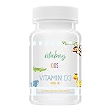 Vitabay Vitamin D3 1000 IE • 240 vegane Lutschtabletten für Kinder • Chewable • Made in Germany