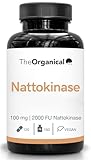 Neu: TheOrganical®: Nattokinase 100 mg (2000 FU) | 120 Kapseln | Hergestellt in Hamburg | Ohne Zusatzsoffe & Hochdosierte | nattokinase 2000 Fu | Nattokinase hochdosiert
