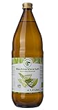 Bio Aloe Vera Saft 1L, naturtrüber Direktsaft, ohne Zuckerzusatz, vegan, kontrolliert biologischer Anbau, handfiletiert