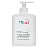 Sebamed Flüssig Wasch-Emulsion mit Pump-Spender 200 ml, seifenfreie Reinigung für empfindliche Haut, gegen Reizungen und Austrocknung, zur Hand-, Gesichts- und Körperreinigung geeignet