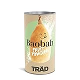 TRÄD Baobab Pulver, Smoothie-Pulver, Reich an Vitamin C, Bio & Vegan