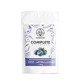 BIO-COMPLETE Blueberry | Einfache, schnelle und gesunde Ernährung in BIO-Qualität | In 1 Min zubereitet | 26 natürliche Vitamine und Mineralstoffe