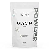 Nutri + Glycin Pulver vegan 500 g hochdosiert - Glycine Powder - Aminosäure ohne Zusatzstoffe - auch zum Süßen als Zuckerersatz - aus Deutschland