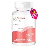 L-Theanin 500mg - 90 Tabletten - Aminosäure - 500mg L-Theanin pro Tagesdosis - hochdosiert - sichere Dosierung - vegan - bioverfügbare Supplements aus Deutschland | Vitamintrend