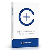 cerascreen® Freies Testosteron Test Kit – Anzeichen eines Testosteronmangel schnell & einfach per Selbsttest von Zuhause überprüfen | Speicheltest | Jetzt Wert des freien Testosterons testen