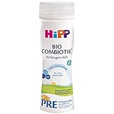 HiPP Bio Milchnahrung PRE Combiotik trinkfertig, 6er Pack (6 x 200 ml)