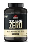 XXL Nutrition - Whey Isolate Zero - Laktosefreies Protein Pulver Isolat - 90% Eiweiss, Laktosefrei, Zuckerfrei - Vanilla - 1000 Gramm