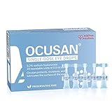 Ocusan® EDO Augentropfen in Einzeldosen Mit Hyaluronsäure und Ohne Konservierungsstoffe I Hilft gegen trockene, rote Augen und juckende Augen | Kontaktlinsen Geeignet