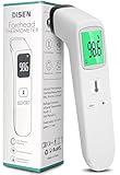 DISEN Digital Fieberthermometer Infrarot Stirnthermometer Temperaturmessgerät Temperaturmesser Thermometer für Babys Erwachsene