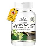 Baldrian-Extrakt Plus mit Hopfen und Melisse - 60 Kapseln - vegan | HERBADIREKT by Warnke Vitalstoffe - Deutsche Apothekenqualität