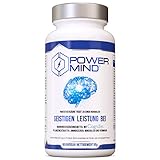 POWERMIND® Nootropic für Konzentration & Gedächtnis| Mit Cognizin® Citicoline, Bacopa, Tyrosin, Guarana + Vitamin B-Komplex & Magnesium | Made in DE