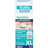 TEARS AGAIN Sensitive XL Augenspray bei brennenden und tränenden Augen, 20 ml Lösung