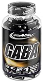 IronMaxx® GABA - 100 Hochdosierte Kapseln | 1000mg Gamma-Aminobuttersäure pro Kapsel | Zuckerfreie GABA-Pulver Kapseln