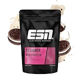 ESN Designer Whey Protein Pulver, Cookies and Cream, 1 kg, bis zu 23 g Protein pro Portion, ideal zum Muskelaufbau und -erhalt, geprüfte Qualität - made in Germany