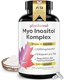 180 Myo-Inositol Kapseln mit 5% D Chiro Inositol und Folsäure Chrom Vitamin A & B6