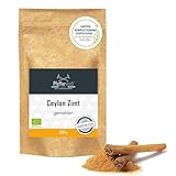 Ceylon Zimt BIO, gemahlen, Rohkostqualität, 100% echtes Zimt direkt und erntefrisch aus Sri Lanka, Pulver 250g - Pfefferdieb®