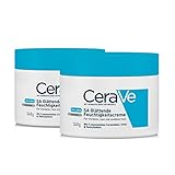 CeraVe SA Urea Glättende Feuchtigkeitscreme für den Körper, Creme für trockene, raue und unebene Haut, Mit Urea, Salicylsäure, Hyaluron und 3 essenziellen Ceramiden, 2 x 340g