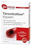 Thromboflow von Dr. Wolz, für einen gesunden Blutfluss, Blutfluss-Kapseln mit Traubenkern-Extrakt, ideal bei Flugreisen, 60 Kapseln