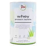 whey protein isolate Pur 600 g | Molkenproteinisolat aus Weidemilch | Hoher Eiweißanteil von 99,7% zum Muskelaufbau & enthält alle essentiellen Aminosäuren | Laktosefrei glutenfrei