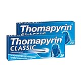 Thomapyrin CLASSIC Schmerztabletten - 3fach Power gegen Kopfschmerzen - 2 x 20 Stk.