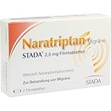 NARATRIPTAN Migraene STADA 2,5 mg Filmtabletten 2St