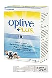 Allergan Optive® PLUS UD Augentropfen trockene Augen Einzeldosen | 30 x 0,4ml Augentropfen mit Hyaluron + CMC | Ideale Augentropfen gegen rote Augen
