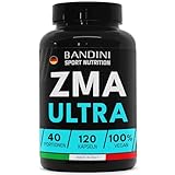 Bandini® ZMA ULTRA | 120 Kapseln | Extra Hochdosiert Komplex mit Magnesium, Zink & Vitamin B6 | Premium: Mit 2 Magnesiumverbindungen | Muskelfunktion, Energie Booster | Ohne Zusätze, Vegan, GVO-frei