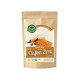 Eat Well Ceylon Zimt - 500 g | Gewürze Set zum Kochen und Backen | Zimt Gemahlen | 100% Natürlich und Vegan | Zimt im Wiederverschließbarem Aromabeutel