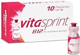 Vitasprint B12 Trinkfläschchen, 10 St. – Mit hochdosiertem Vitamin B12 und wertvollen Eiweißbausteinen für mehr geistige und körperliche Energie und weniger Müdigkeit und Erschöpfung