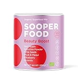 SOOPER FOOD® Beauty Boost 250g Pulver - Bio-Vegan-Addon im Superfood-Smoothie - Fruchtpulvermischung mit Bio-Macapulver, Lúcuma, Banane, Açai-Beeren, Acerola, Guaraná